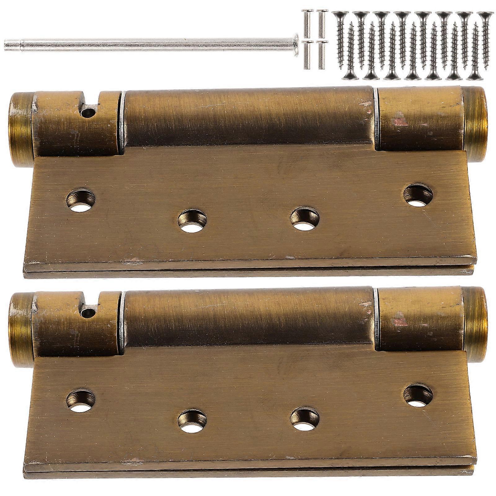 Self Closing Door Hinges Heavy Duty Spring Loaded Hinges for Bathroom & Pantry Durable Design for Easy Installation & Smooth Operation