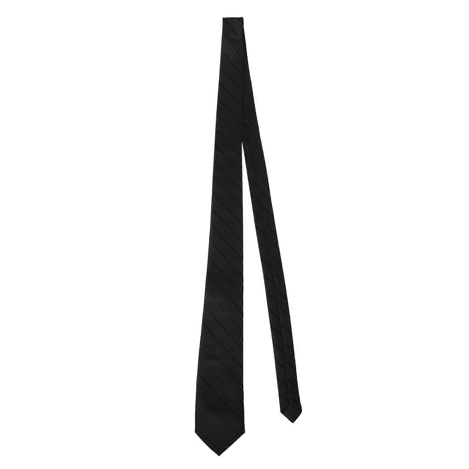 Classic Solid Color Men's Necktie – Timeless Striped Design for Business, Weddings & Interviews – Comfortable, Elegant, Easy Care
