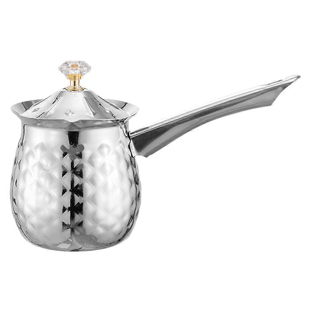 Milk Pitcher Home Use Silver 16.7X6.5CM 200ml Capacity Frothing 1Set