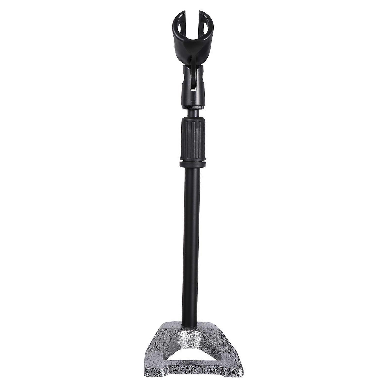 Microphone Support Desk Microphone Bracket With Weighed Base For Radio Station 1Set