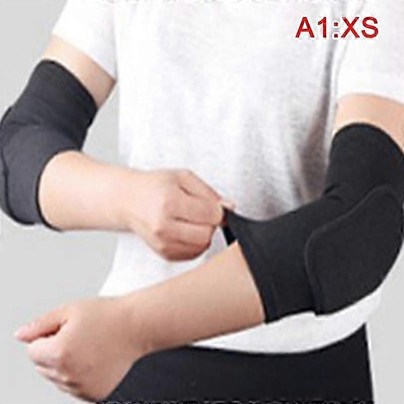 2Pcs Elastic Elbow Pads Thickened Sponge Elbow Knee Protectors Guard Basketball