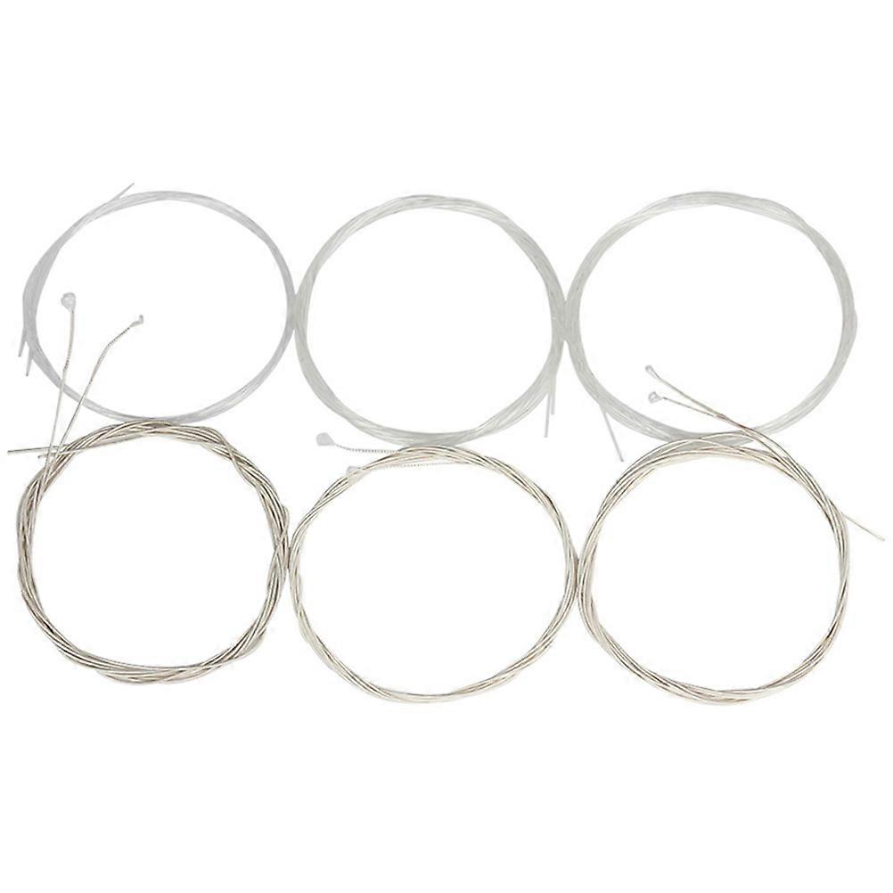Practical Oud Strings For Practice Silver Plated Copper Alloy 6Pcs