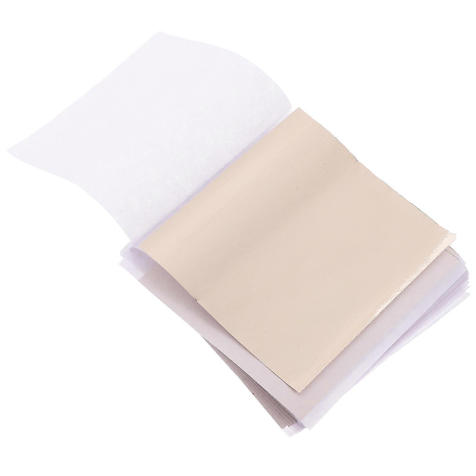 Foil Paper For Crafts Imitation Gold Foil Sheets Craft Enthusiasts Art Projects Rectangular Silver 8.50X8.00X0.01CM Decoration 100Set