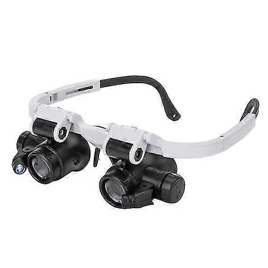 1 Set Magnifying Glass 8/15/23 Times Maintenance Smooth Curve Convenient Circuit Board Headband Magnifier Watch Shop Tool