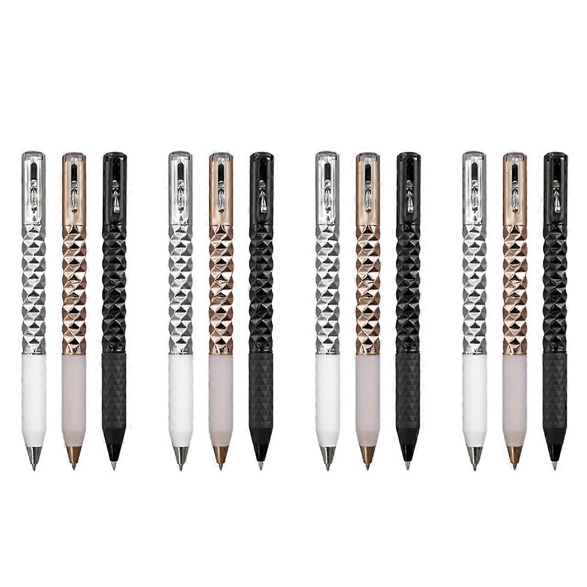 Geometric Metal Crinkle Pen Fidget,multicolor