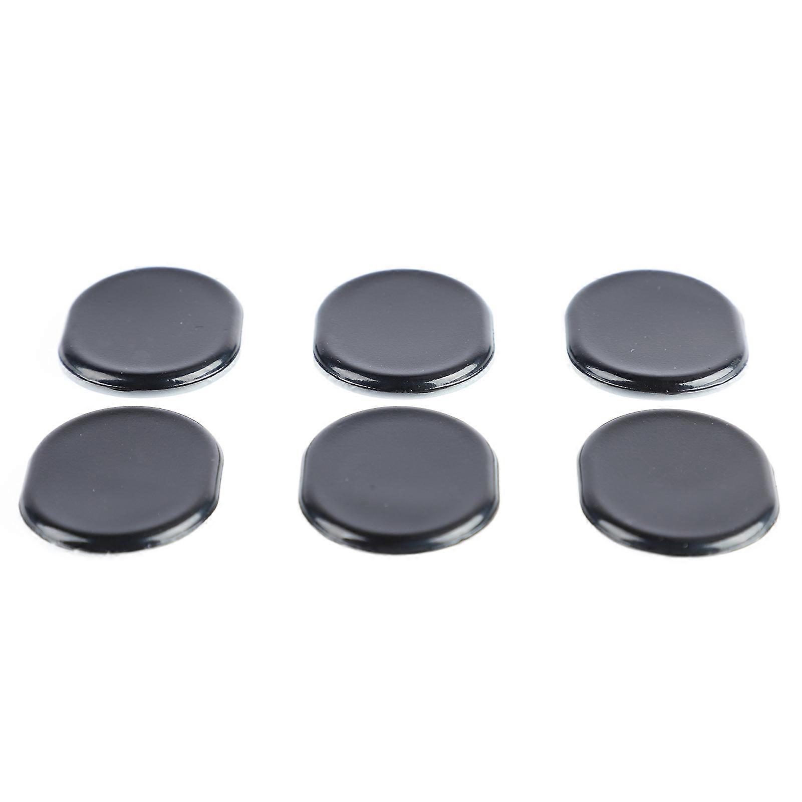 6 Pcs Drum Dampener Silicone Soft Gel Pads Reduce Volume Drum Silencers for Home Practice Black 
