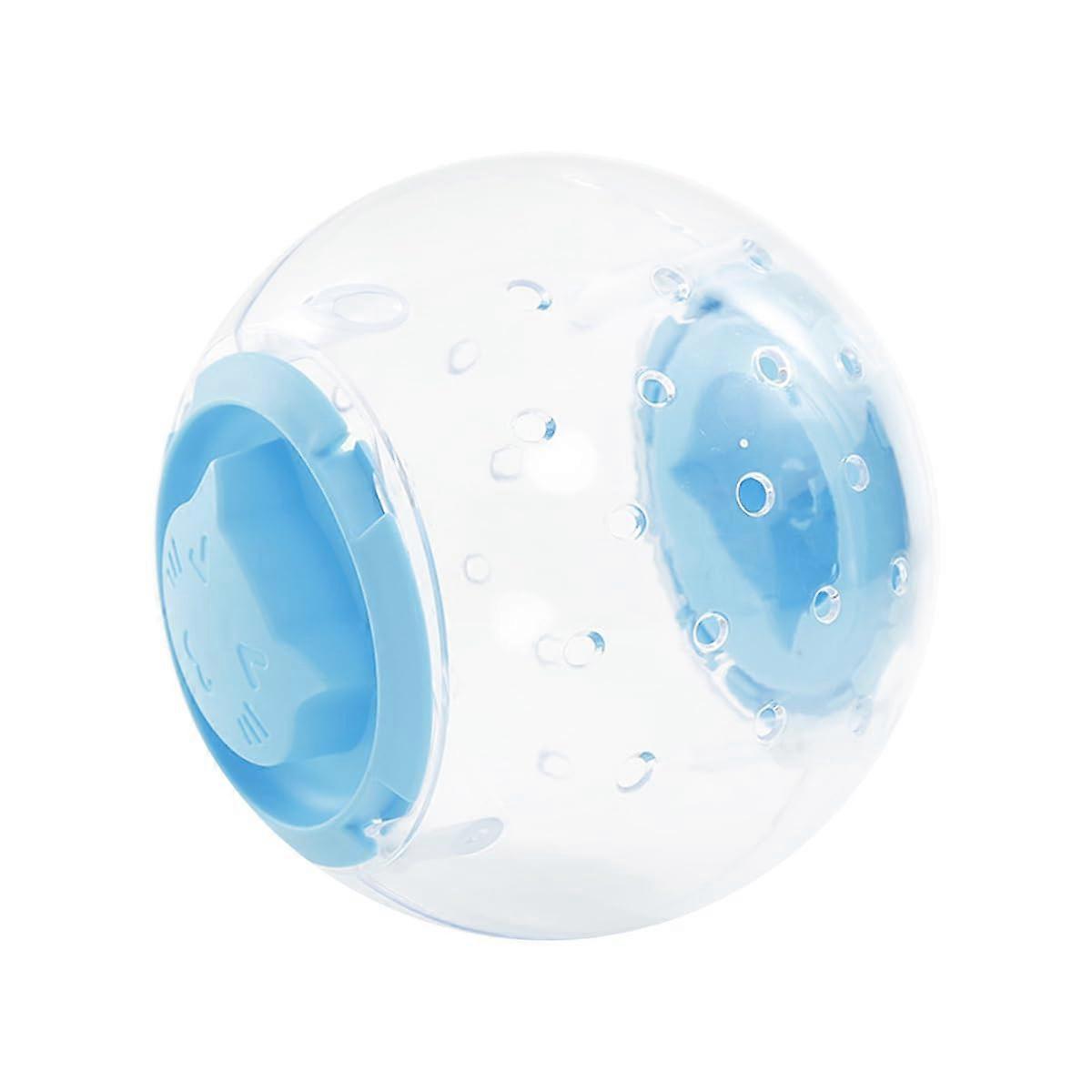 Dwarf Hamster Exercise Ball Transparent Running Ball Small Animal Toy Cage Accessory (Blue)