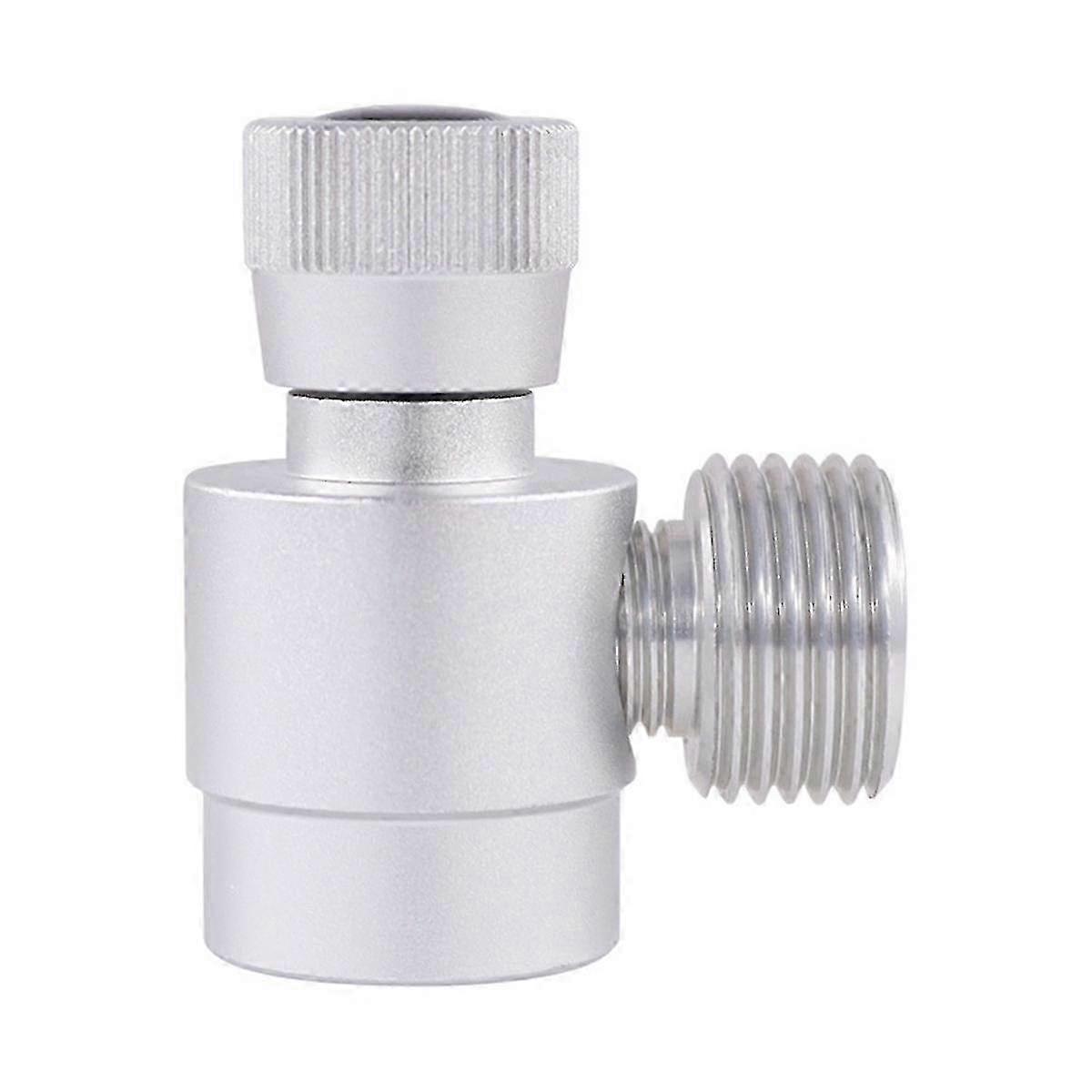 CO2 Cylinder Refill Adapter, DIY Gas Cylinder Regulator M10X1 to W21.8-14 Adapter for Argon