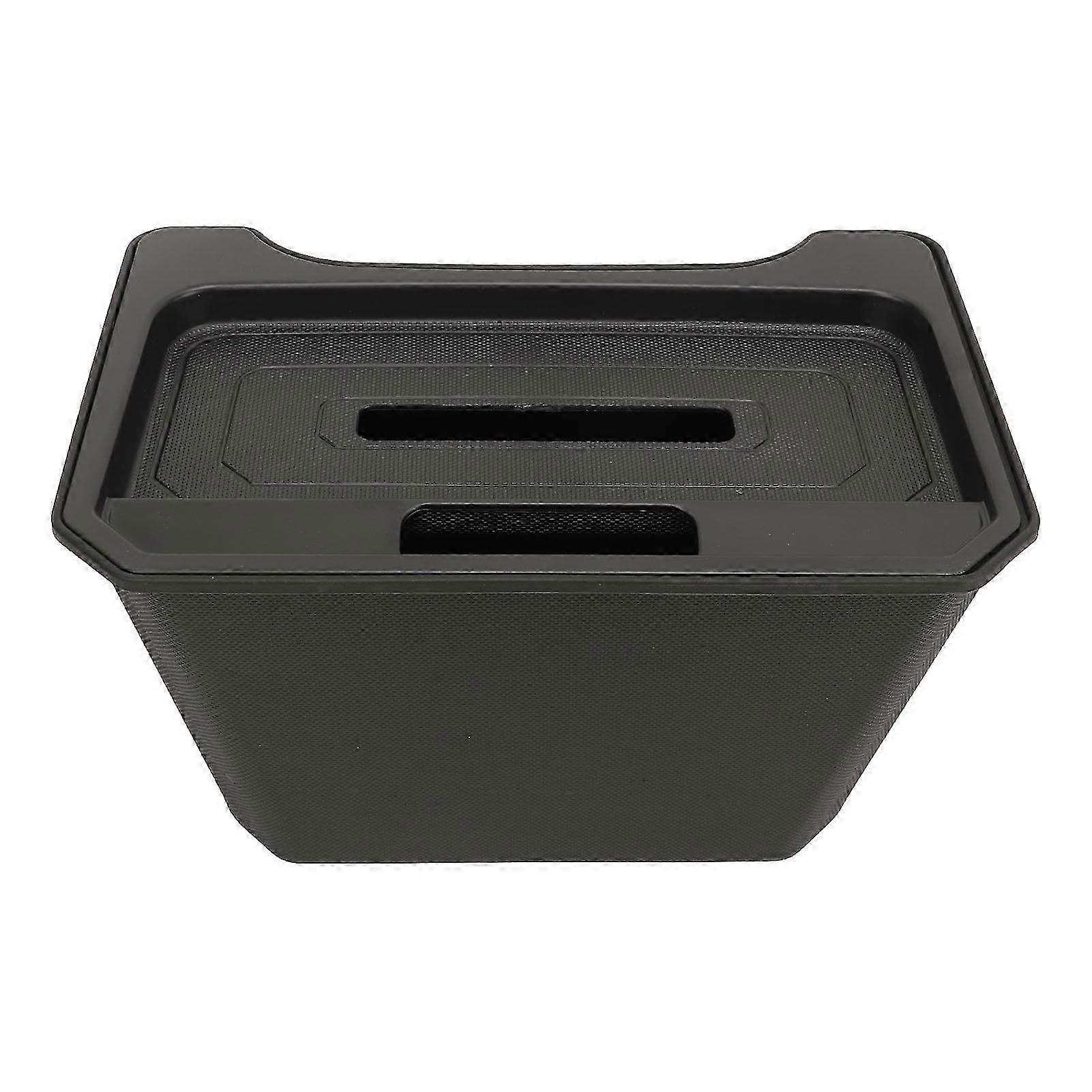Rear Center Console Organizer Large Capacity Center Console Storage Box Replacement for Tesla Model Y 2020 to 2023 Black