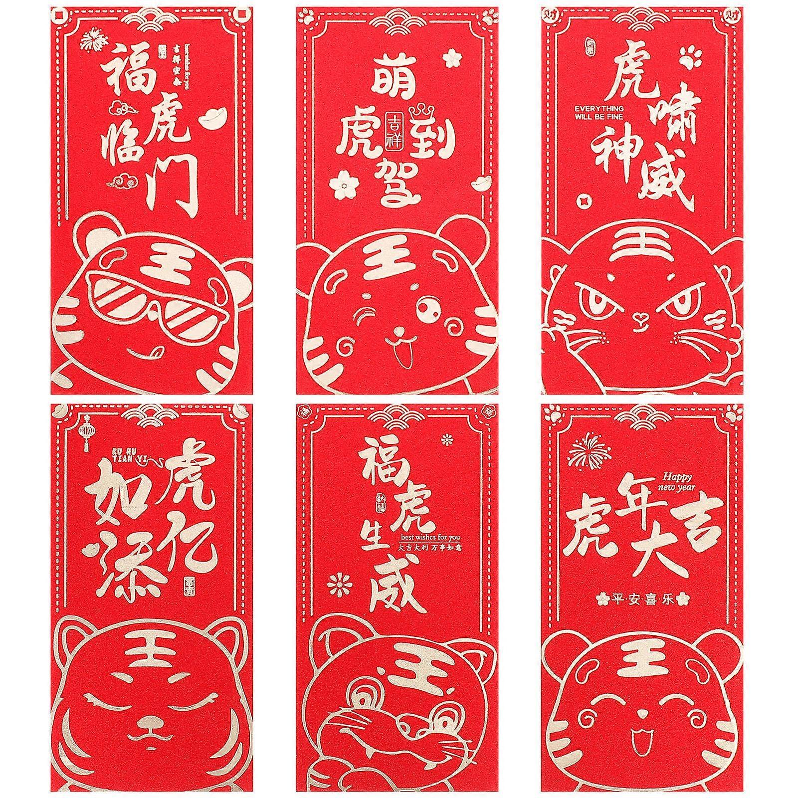 It sounds like you're describing a product listing for **Chinese New Year red packets/envelopes**. Here's a polished and professional version of your