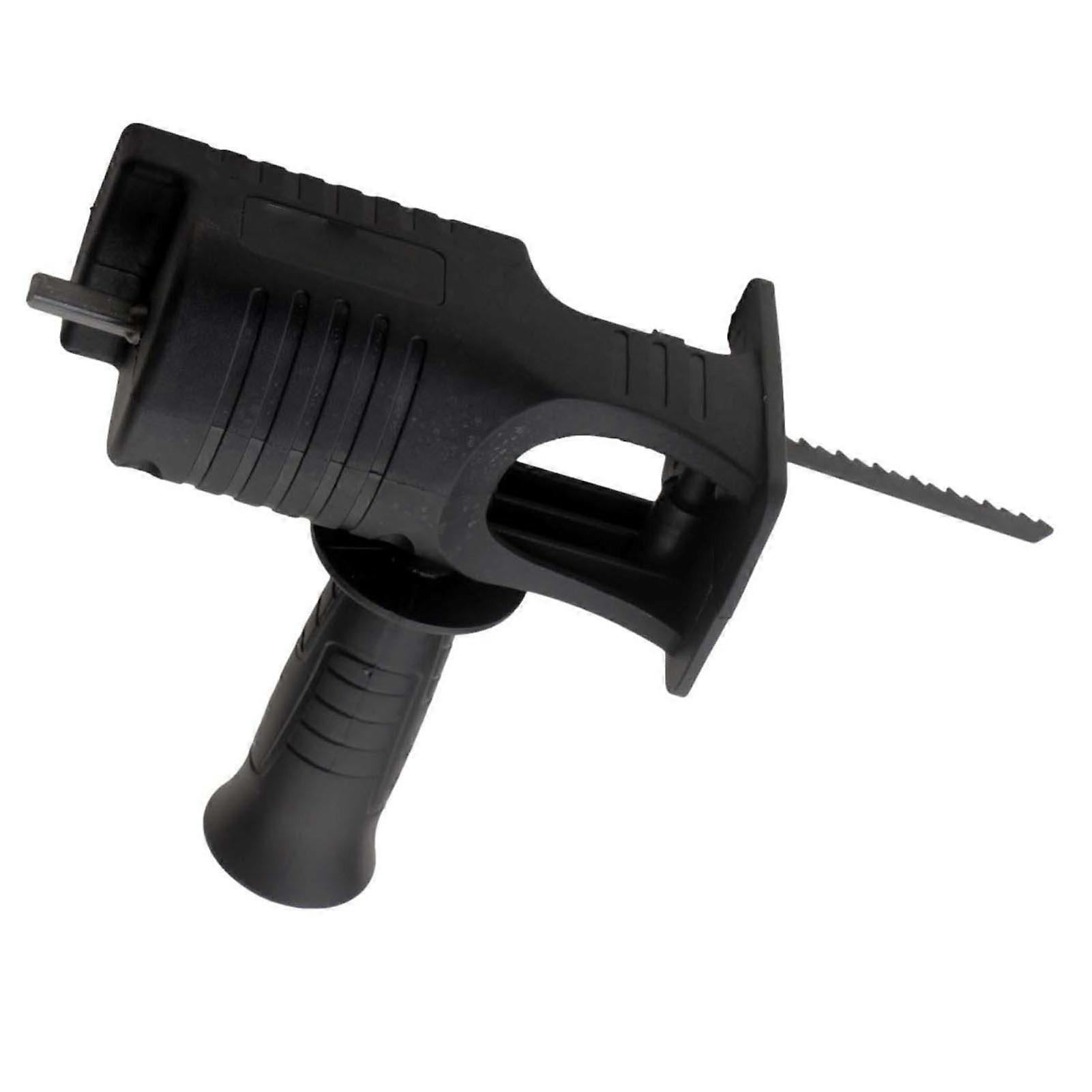 Electric Drill to Saw Converter Chainsaw Conversion Head Reciprocating Saw Adaptor with 3 Blades Removable Handle