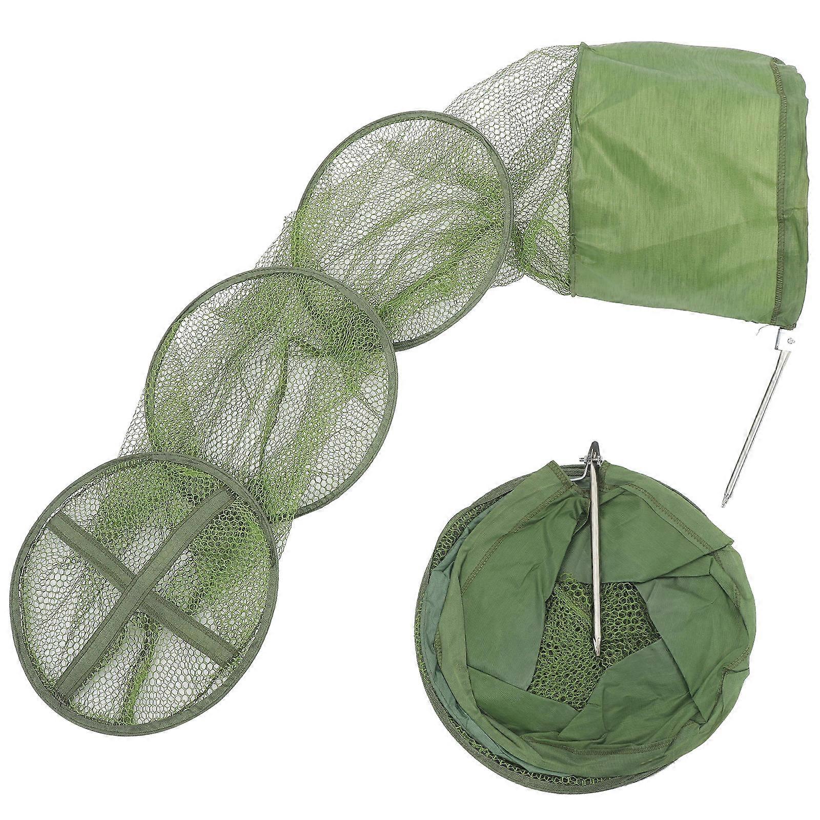 Portable Crawfish Fish Traps Folding Lobster Trap Fishing Net Compact Lightweight Travel 2Pcs