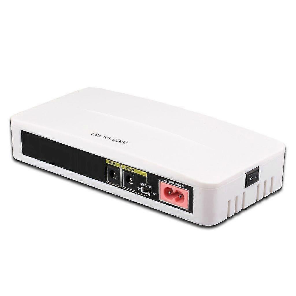 5500mAh x2 UPS Uninterruptible Power Supply - Dual Lithium Battery Backup with Multiple Protection Features for Reliable Power Security