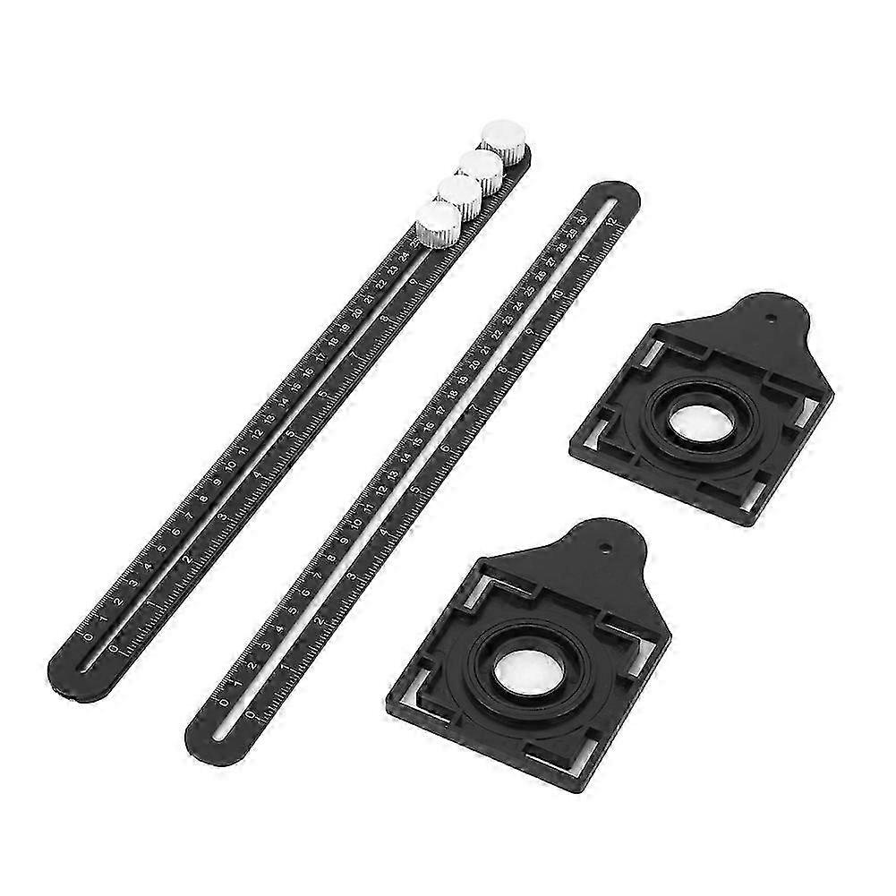 Multi-functional Dual Head Universal Adjustable Ruler for Ceramic Tile Hole Positioning