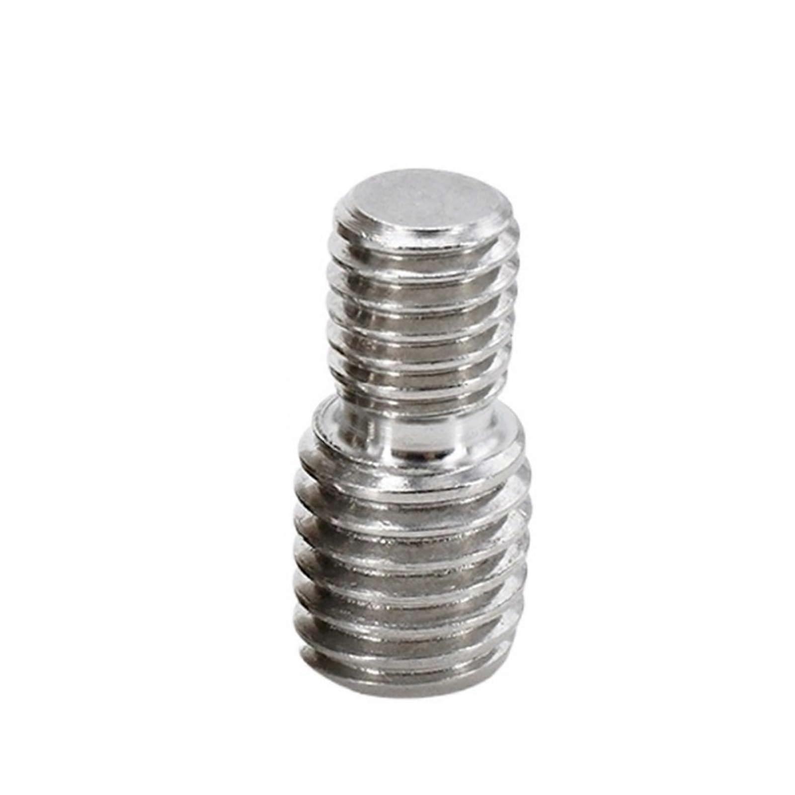 Stainless Steel Reducing Screws M4 to M16, Double-Ended Headless Converter Bolts, Camera Adapter, Size M5x10 to M10x10, 5pcs