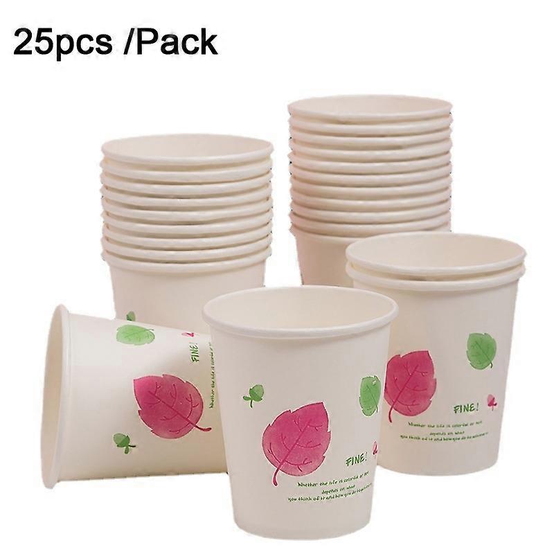 250ml Disposable Paper Cup 25pcs /Pack