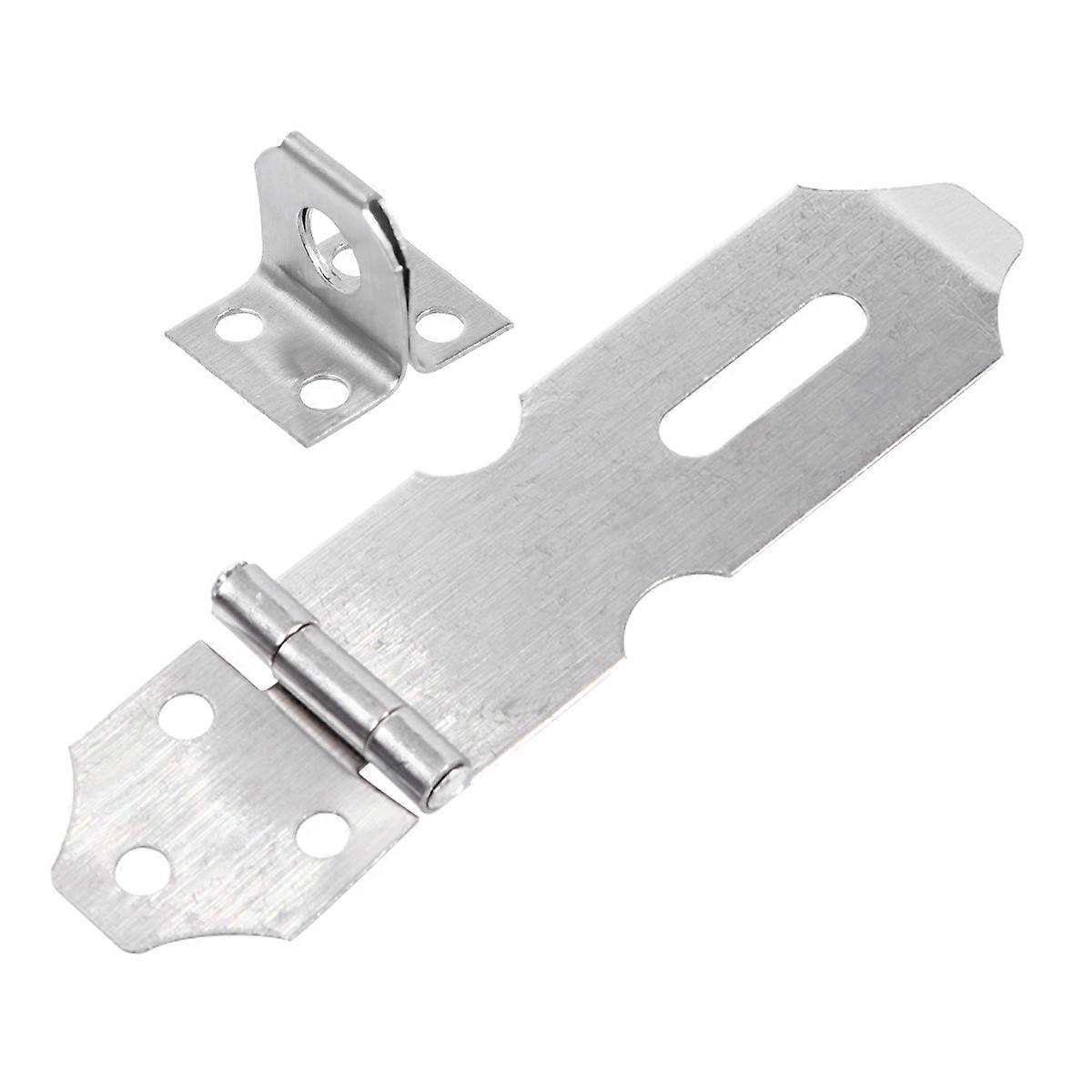 20pcs Stainless Steel Hasp Latch for Box Use Silver Color Durable and Strong