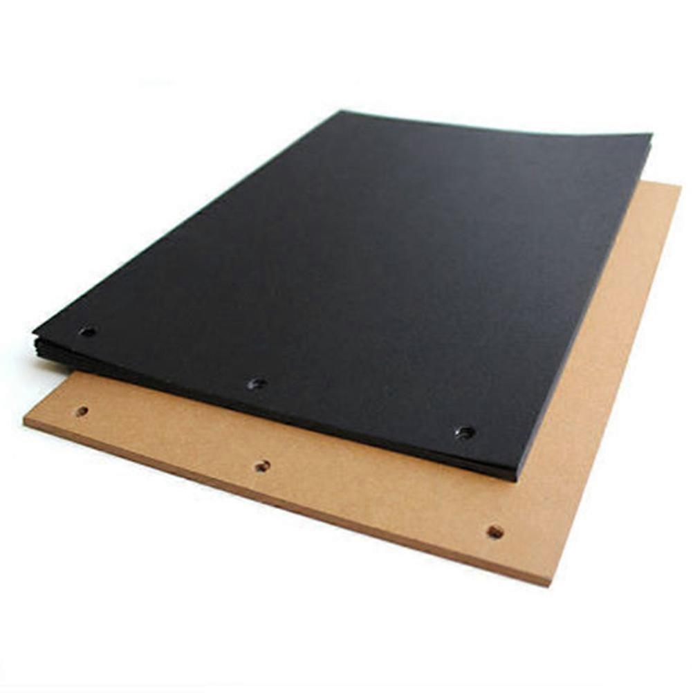 Black Kraft Paper Refill Pages for Photo Album Use 15 Sheets Double Sided 10 Inches