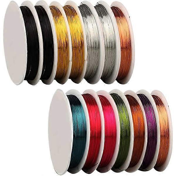 14 Rollen Perlendraht Handwerk Draht Schmuck Draht für Schmuck Geschenke machen