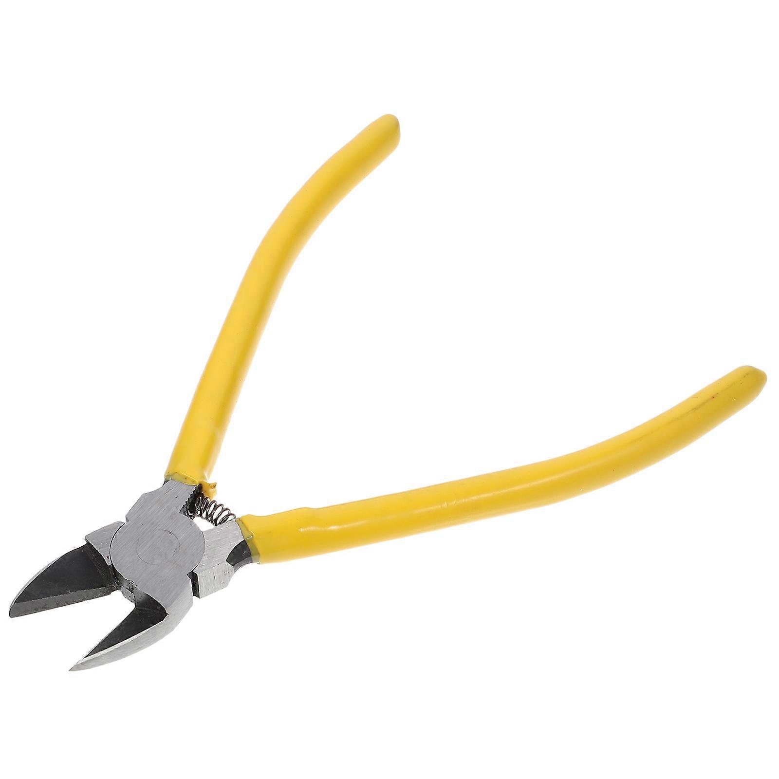 Compact Steel Wire 6 Inch Cutting Pliers Ideal For Maintenance Tasks Ergonomic Precision Design 1Set