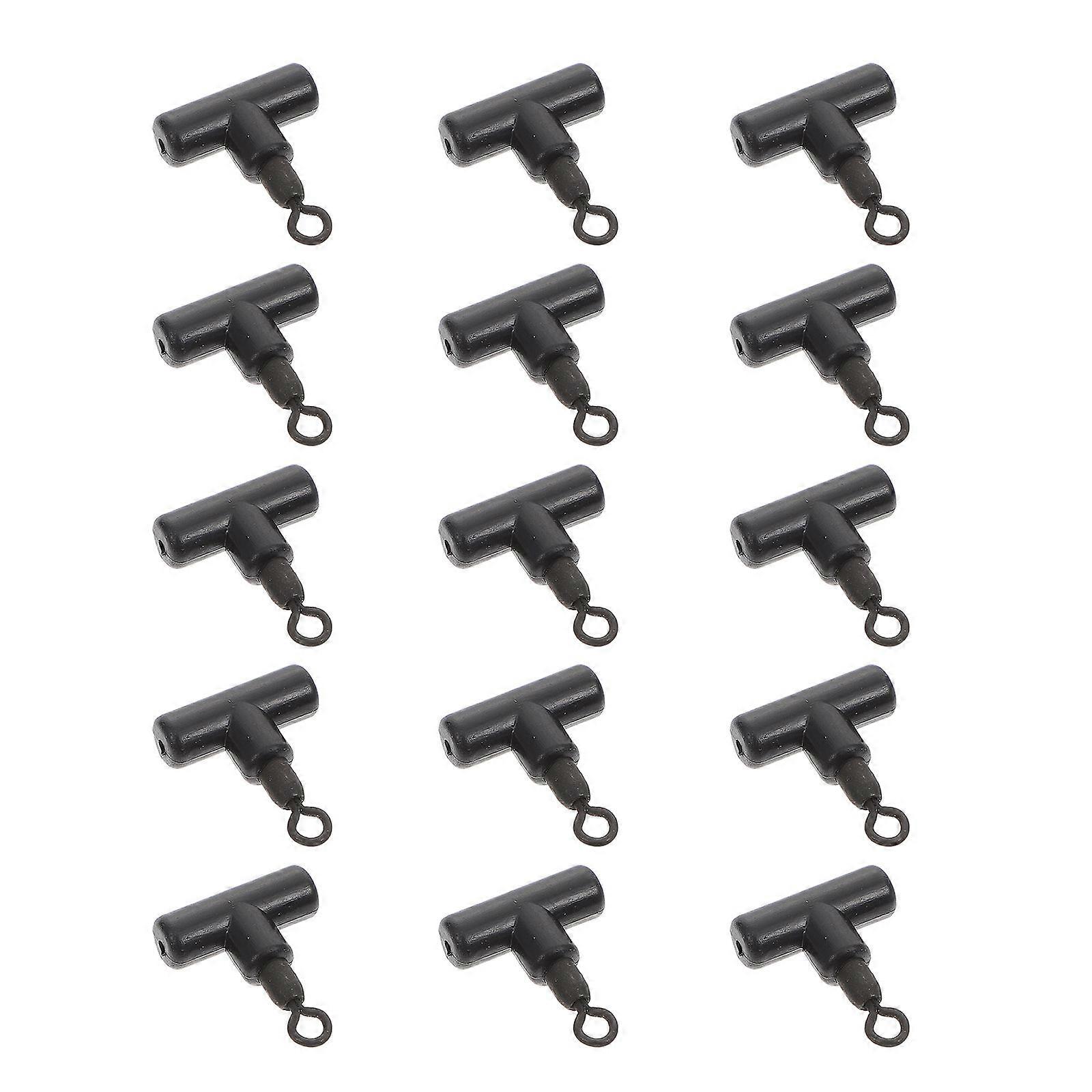 Çok Yönlü Balıkçılık Yöntemleri Balık Tutmayı Seven İnsanlar İçin Balıkçılık Rolling Ring Snap Konnektör 1.70X1.50X0.40Cm Esnek Rotasyon 15 Adet