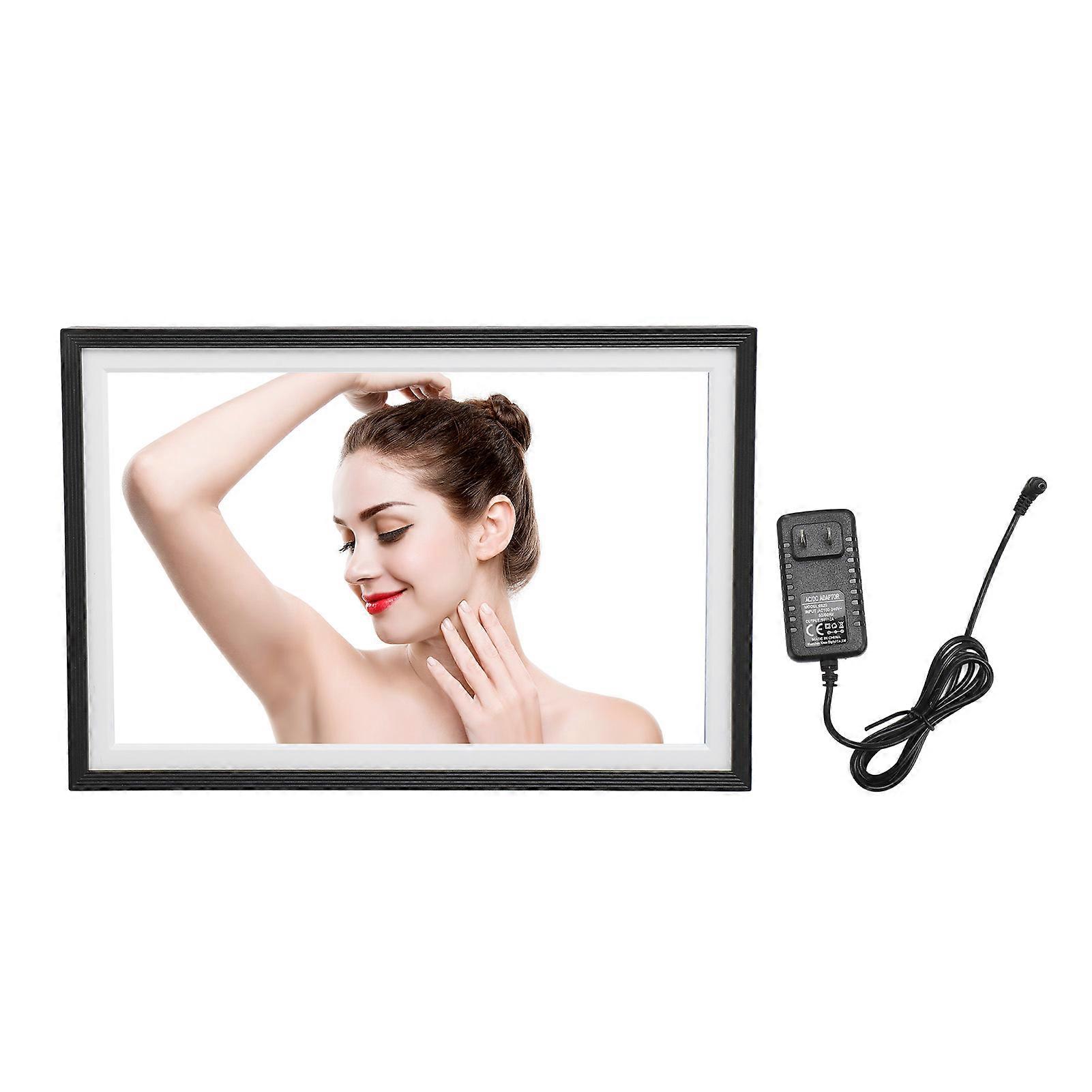 Digital Photo Frame 10.1 Inch 1280x800 Touchscreen Auto Rotating 16GB ROM WiFi Electronic Picture Frame 100‑240V US Plug