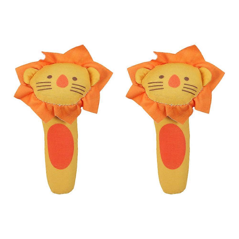 Plush Lion Handheld for Hand Eye Coordination & Visual Stimulation Soft Sensory for Boys and Girls