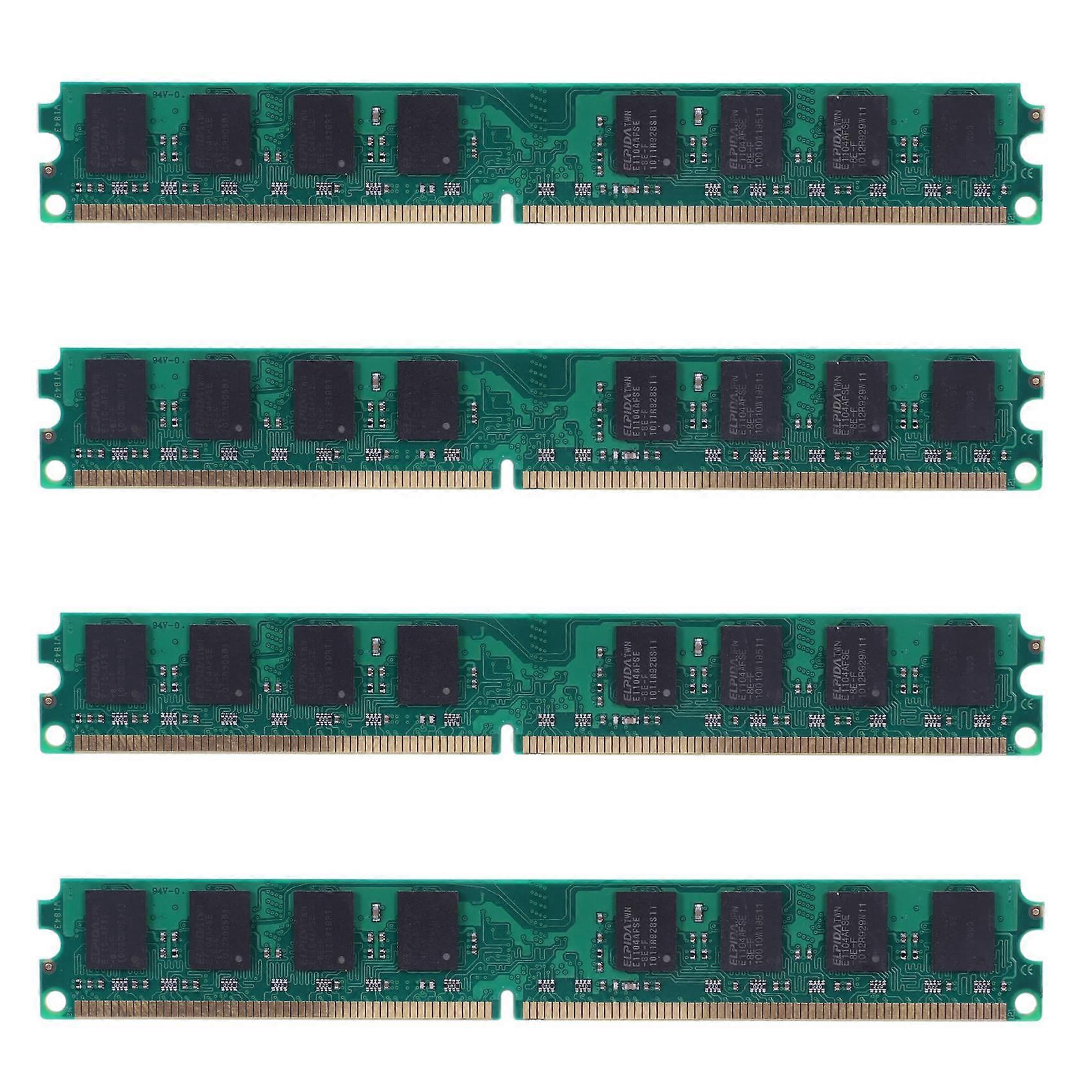 4X DDR2 800mhz PC2 6400 2 GB 240 pin for desktop RAM memory