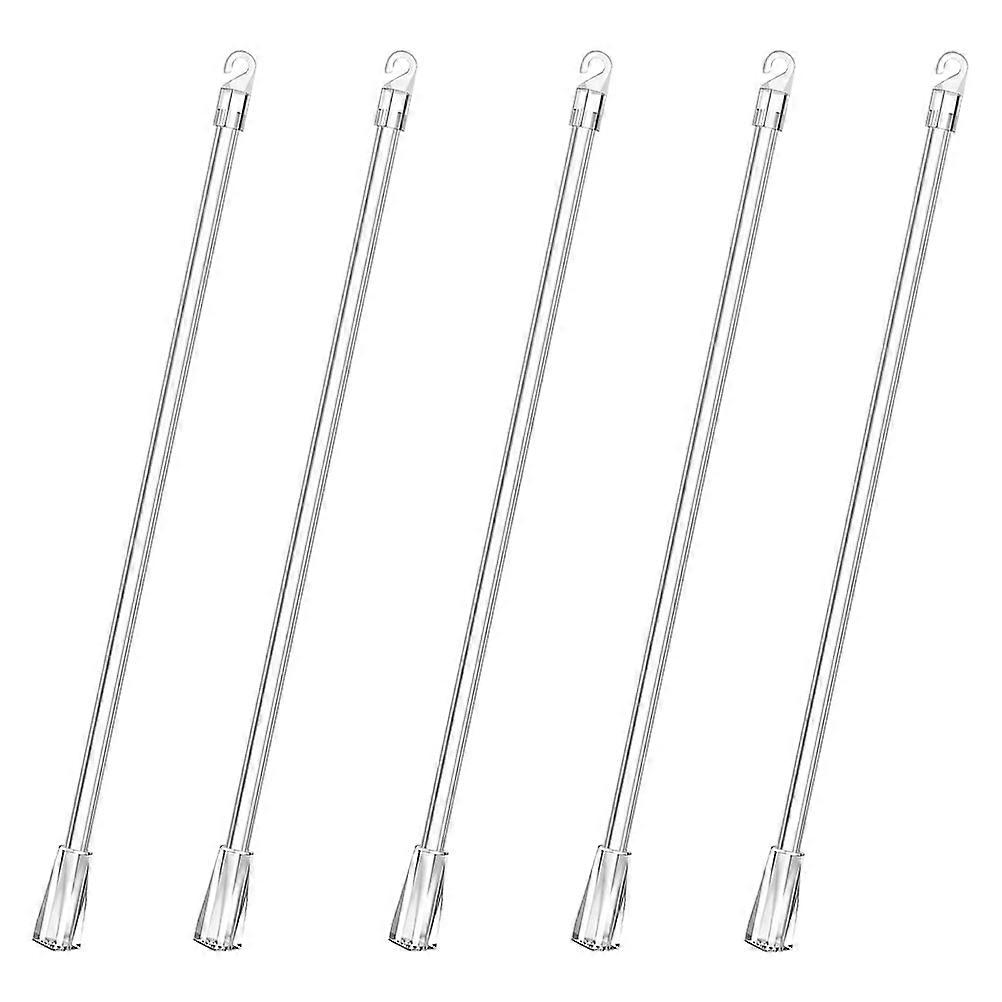 5Pcs Vertical Blind Wand Replacement Parts Simple Designed Transparent Rod for Convenient Curtains Control