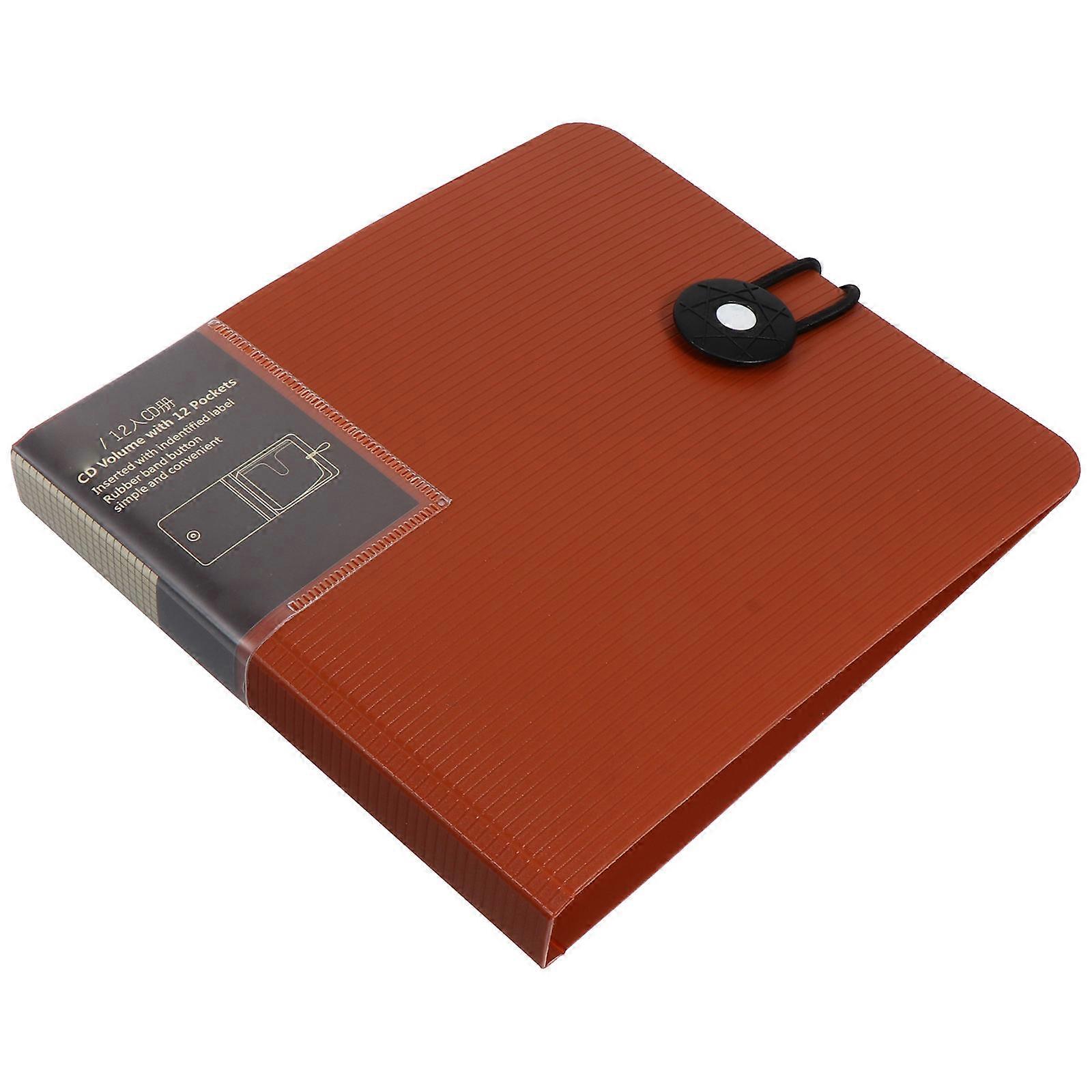 Portable CD Case CD Holders Storage Case Shockproof And For Family 12Pcs