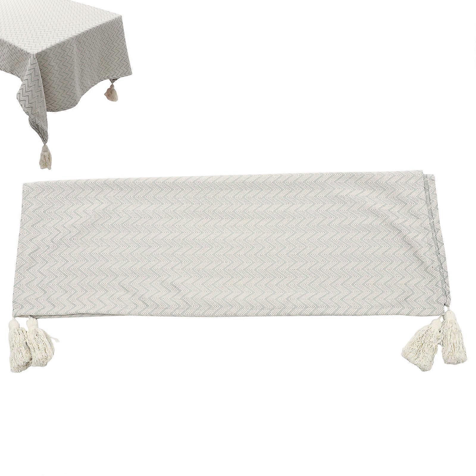 Racked Pattern Table Cloth For Home And Restaurant Decor 140X100CM Blue Protective 1Pack
