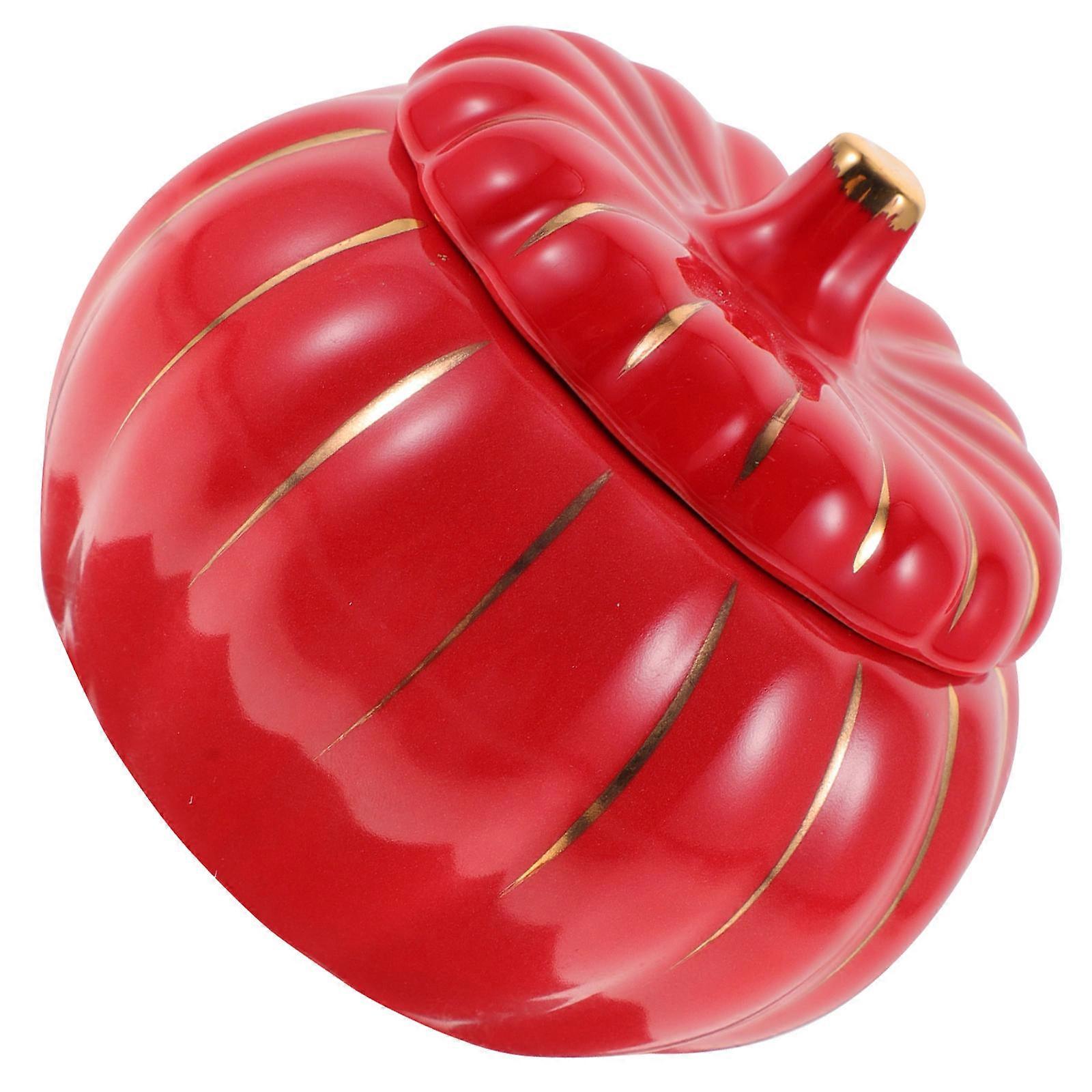 Pumpkin Shaped Soup Bowl With Lid Ideal For Halloween Dining 11X11X9CM Distinctive Tableware 1Pack