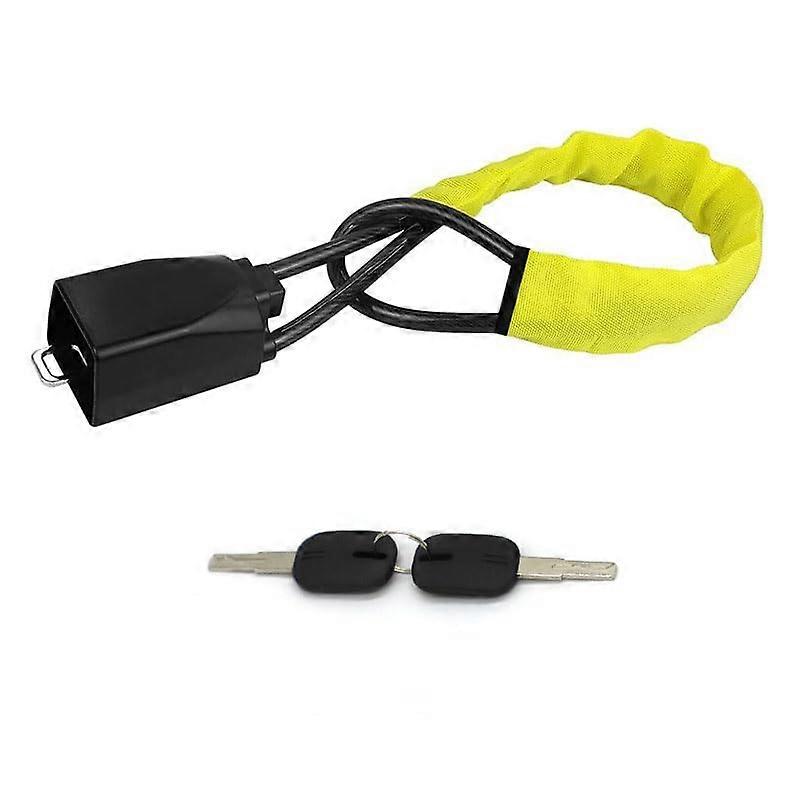 Auto Steering Wheel Lock for Lexus IS 2013, AntiTheft Vehicle Security Retractable, with Yellow Key, Standard Yellow Key.