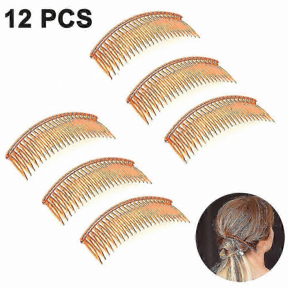 12-Pack Small Durable Side Combs for Hair Styling