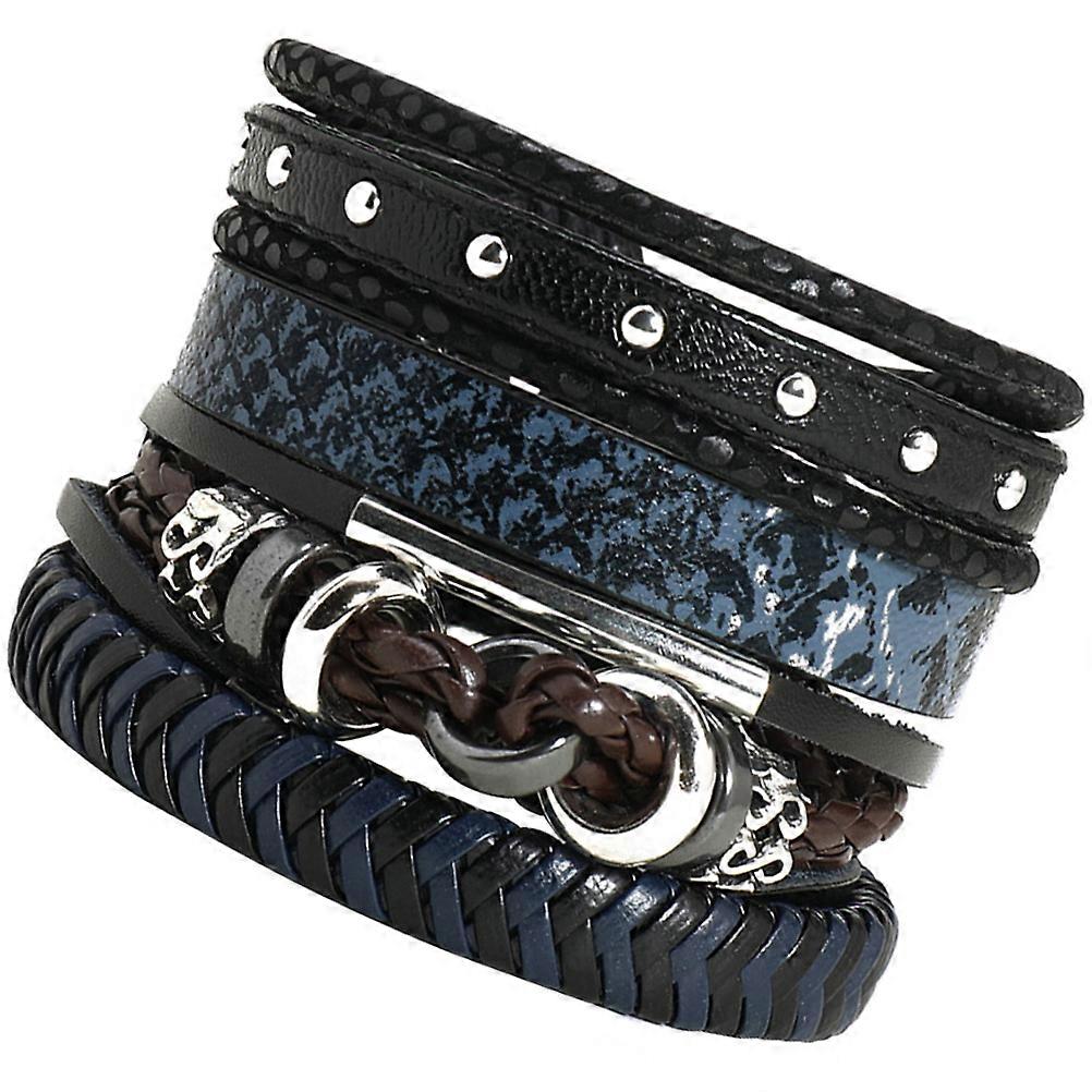 Adjustable PU Bracelets for Women Multi Piece Set Suitable for All Occasions