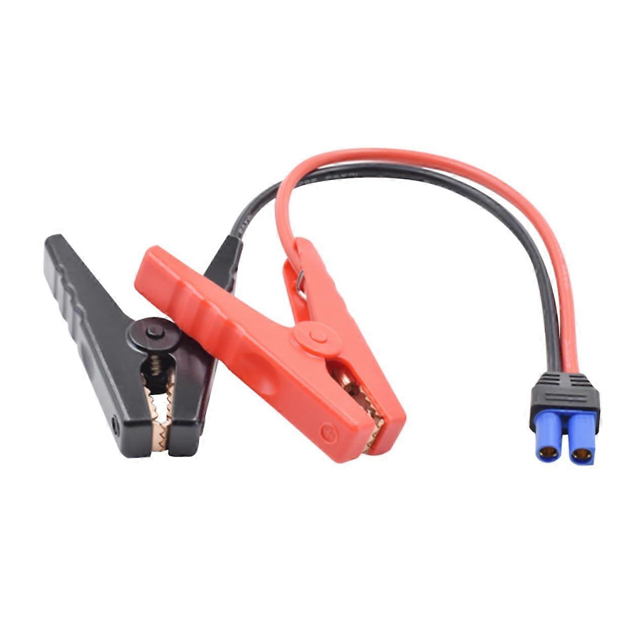 48V Car Emergency Start Cable Clamp for SUVs, Secure Reverse Clip, Insulated Storage Design, Durable Material