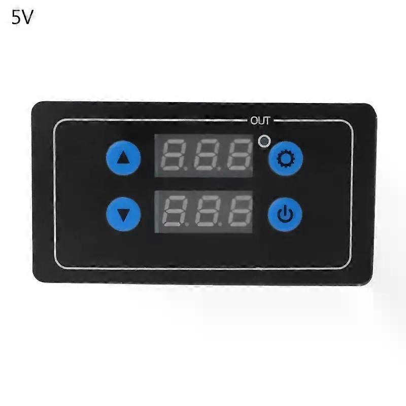 0.1s - 999h Countdown Timer Programmable Cycle Control Module Relay Dalay 5V/12V/220V Optional Voltage