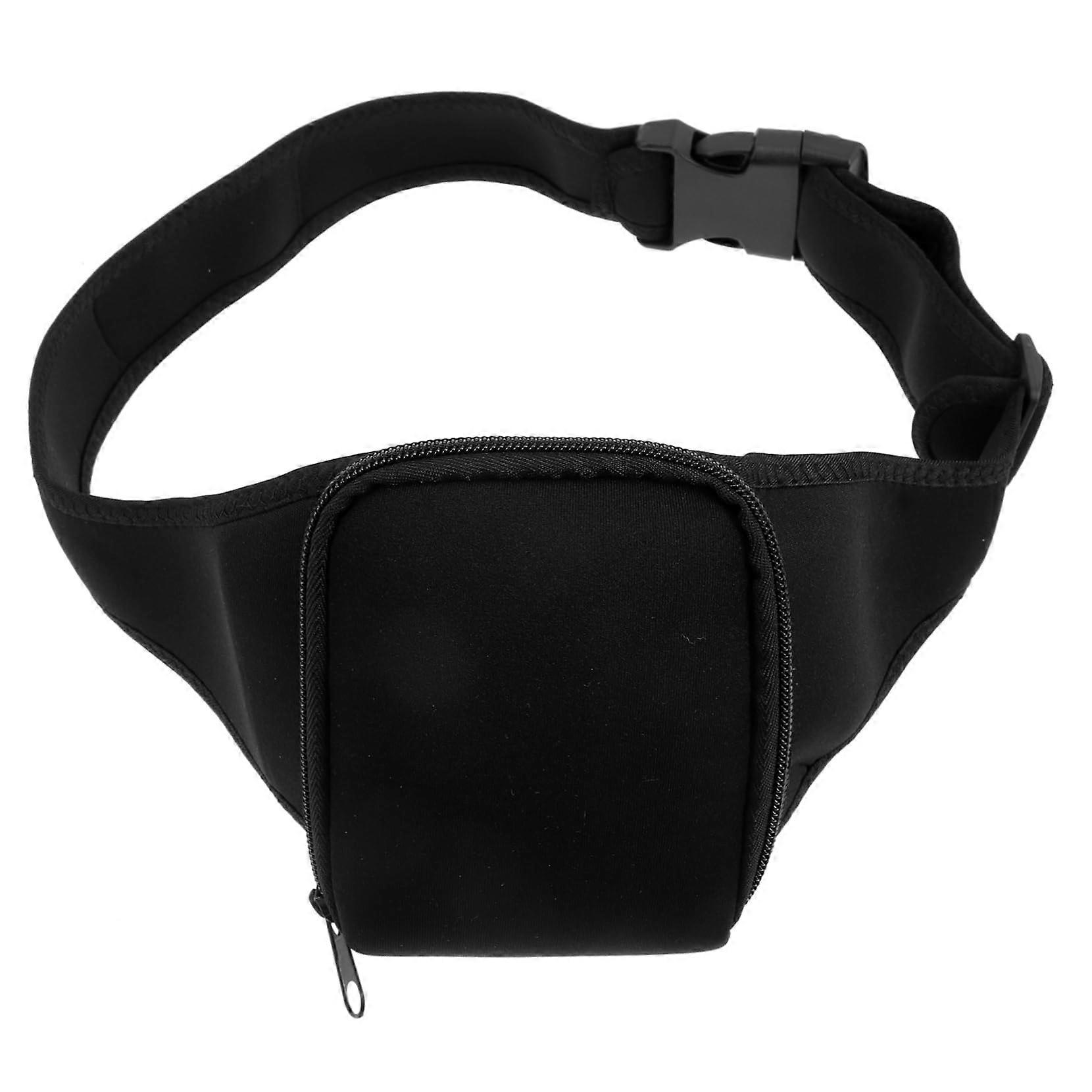 Portable quality material microphone belt holder for fitness and outdoor, wireless microphone pouch compatible with various waist sizes