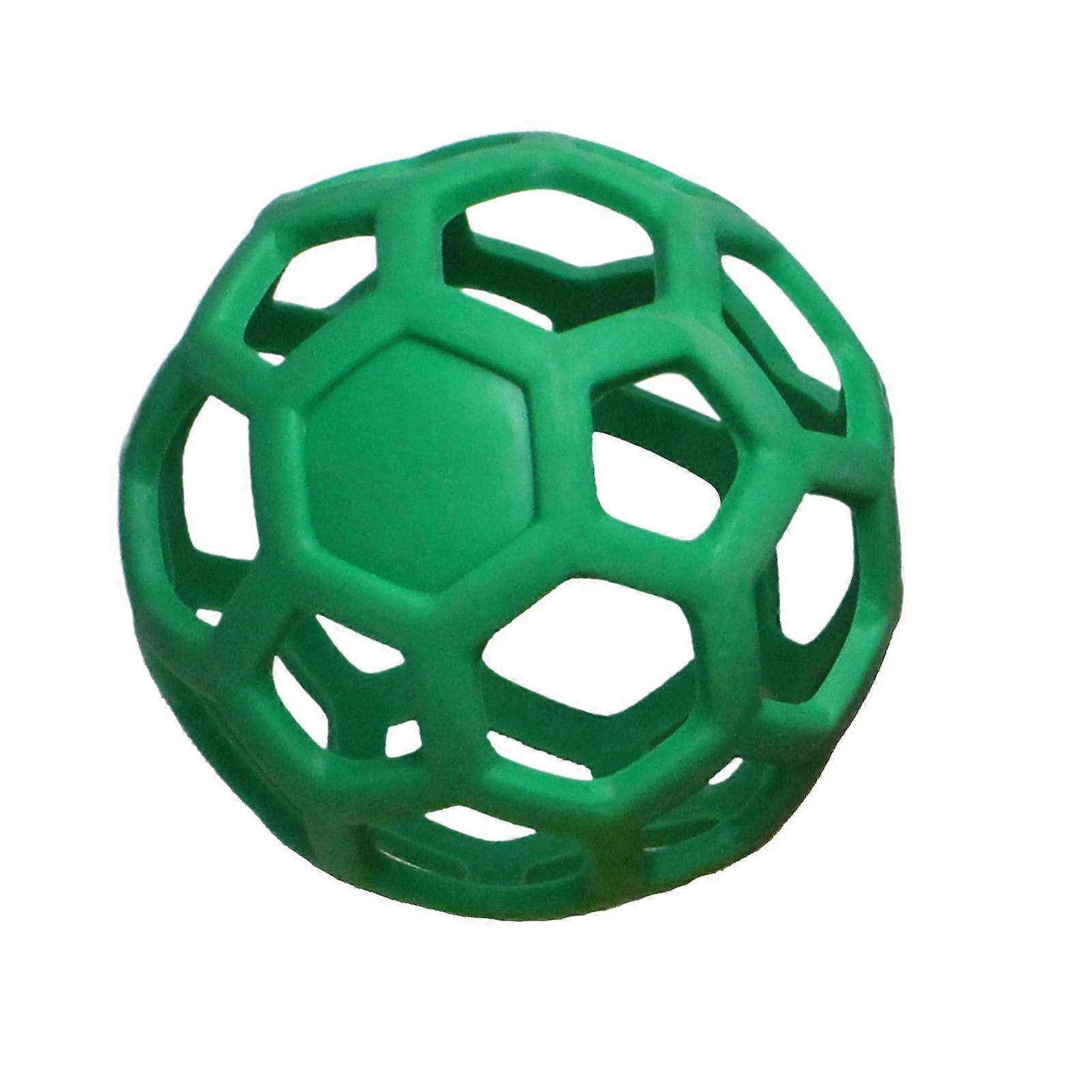 Pet Ball, Elastic Rubber Toy for Pets, High Bounce Fetch Training Ball for Indoor and Outdoor Play, Green