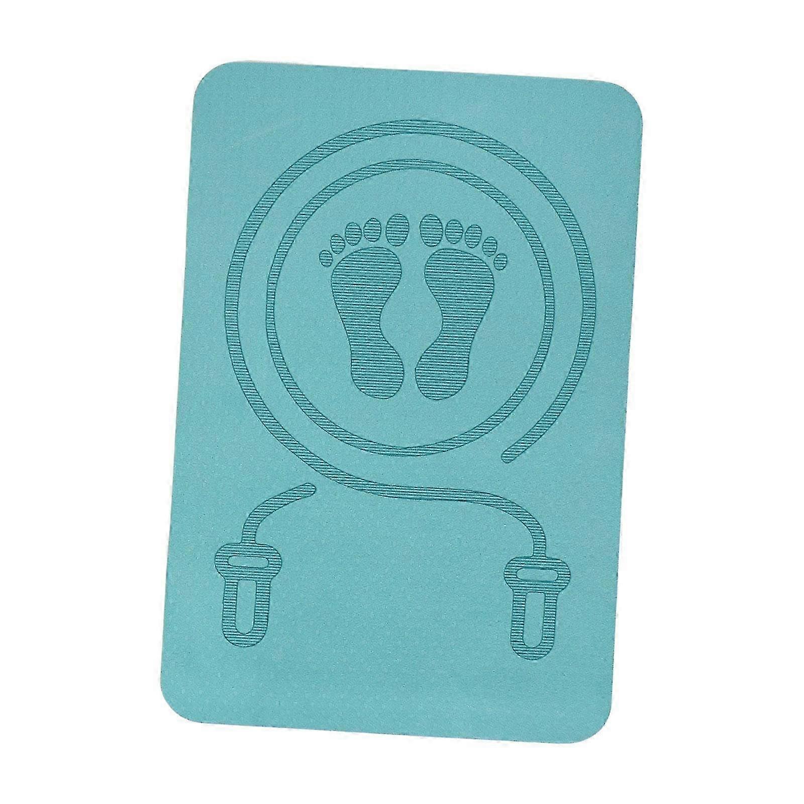 Skipping Rope Mat for Fitness, Exercise & Pilates - Blue