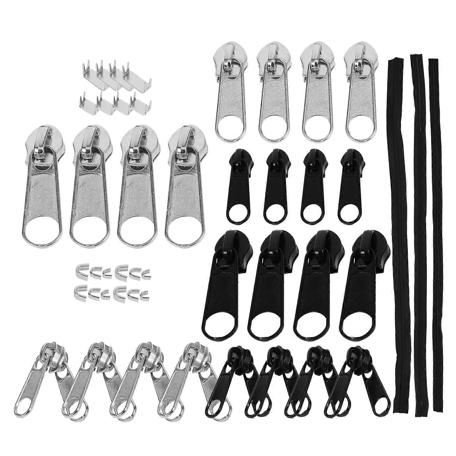 Diy Zipper Pull Replacement Kit For Bags Tents Crafts Durable Nylon Zipper Heads With Easy Installation And Versatile Use
