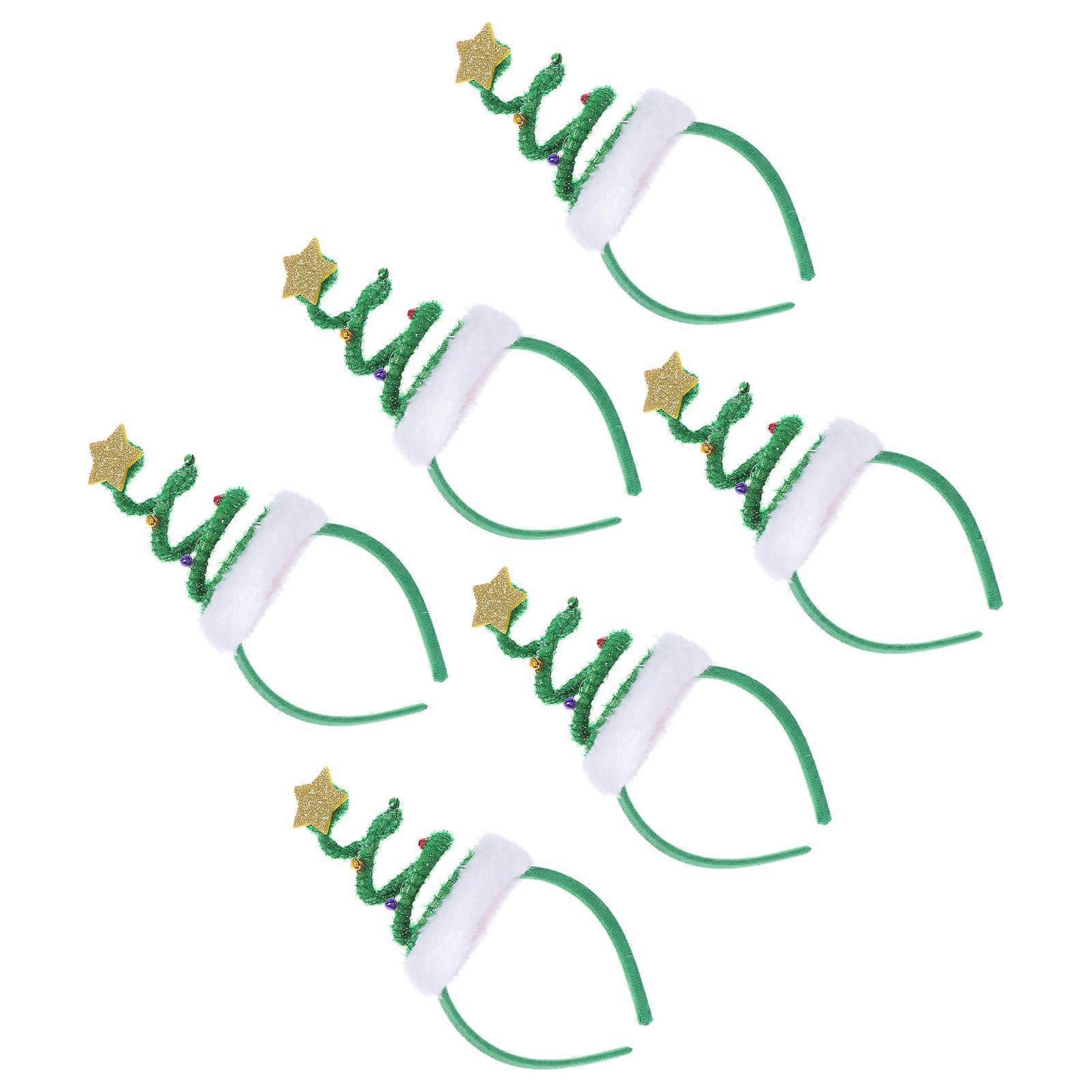 Spring Design Christmas Headband Holiday Party Accessory For Kids Ideal For Carnivals And Events 6Pcs