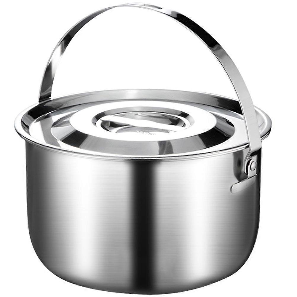 Stainless Mixing Bowl Salad Mixing Container 2.4L Round Ideal For Cooking Enthusiasts 1Pack