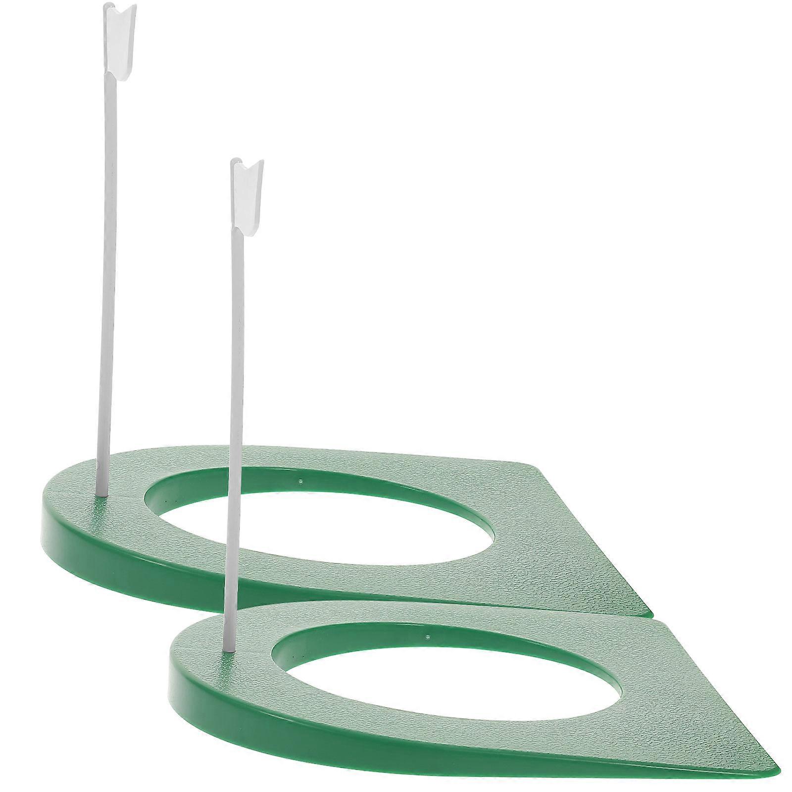 Portable Golf Putting Cup Trainer Aid for Accuracy Practice – 2pcs Assorted Colors