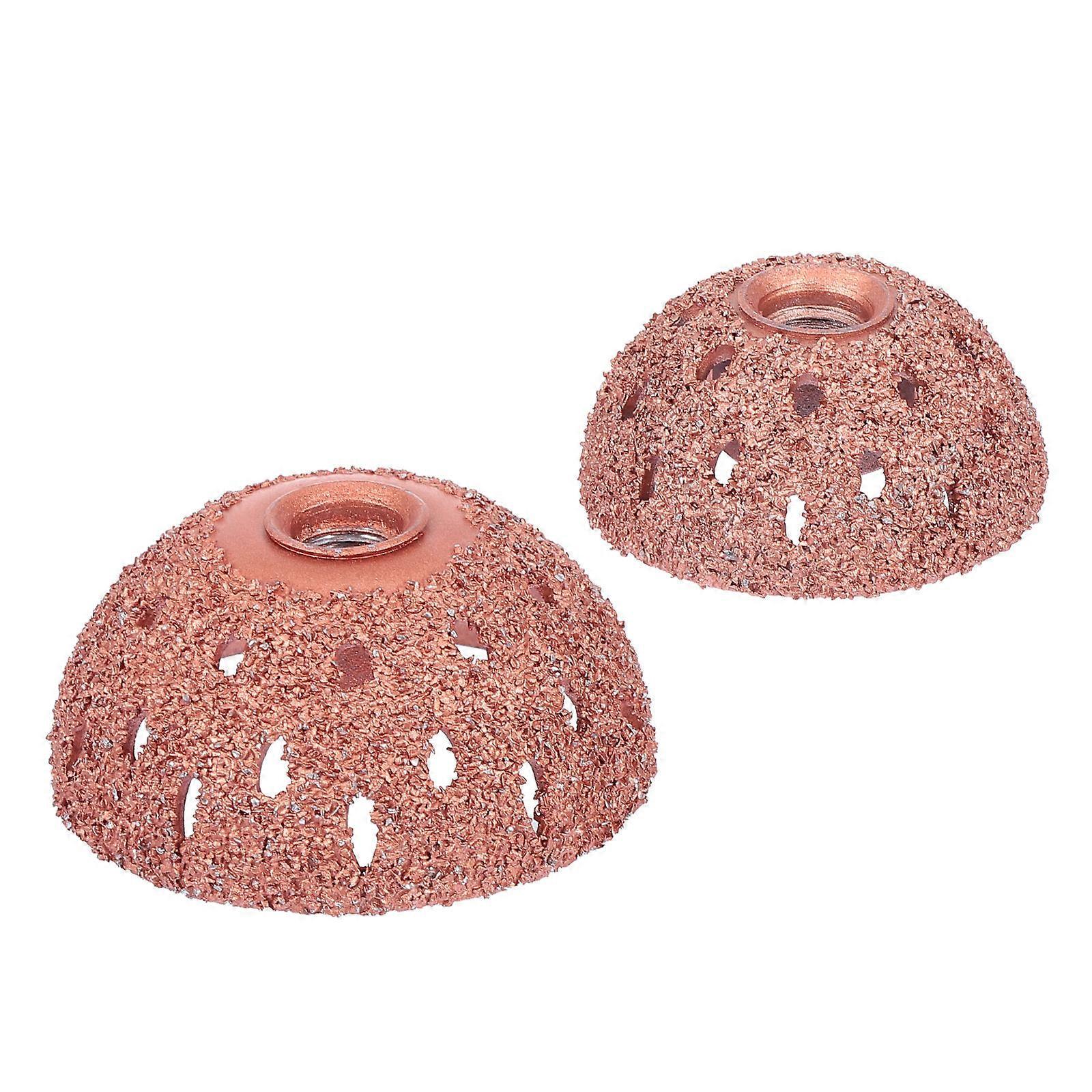 Hemoton 1 Set 2pcs Tire Repair Grinding Head Tire Polishing Head Alloy Grinding Wheels