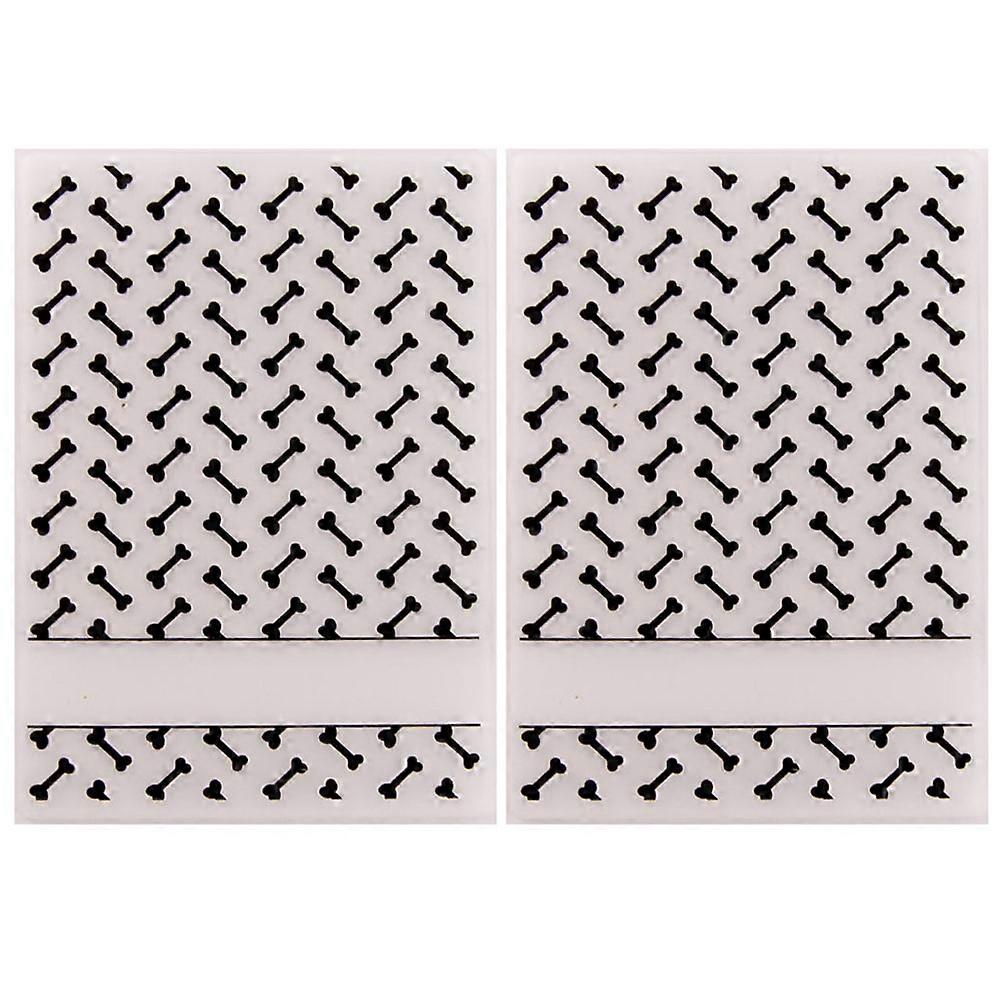 Creative Bone Design Stencils For Paper Crafting 14.8x10.5cm DIY Embossing Dies 2Pcs