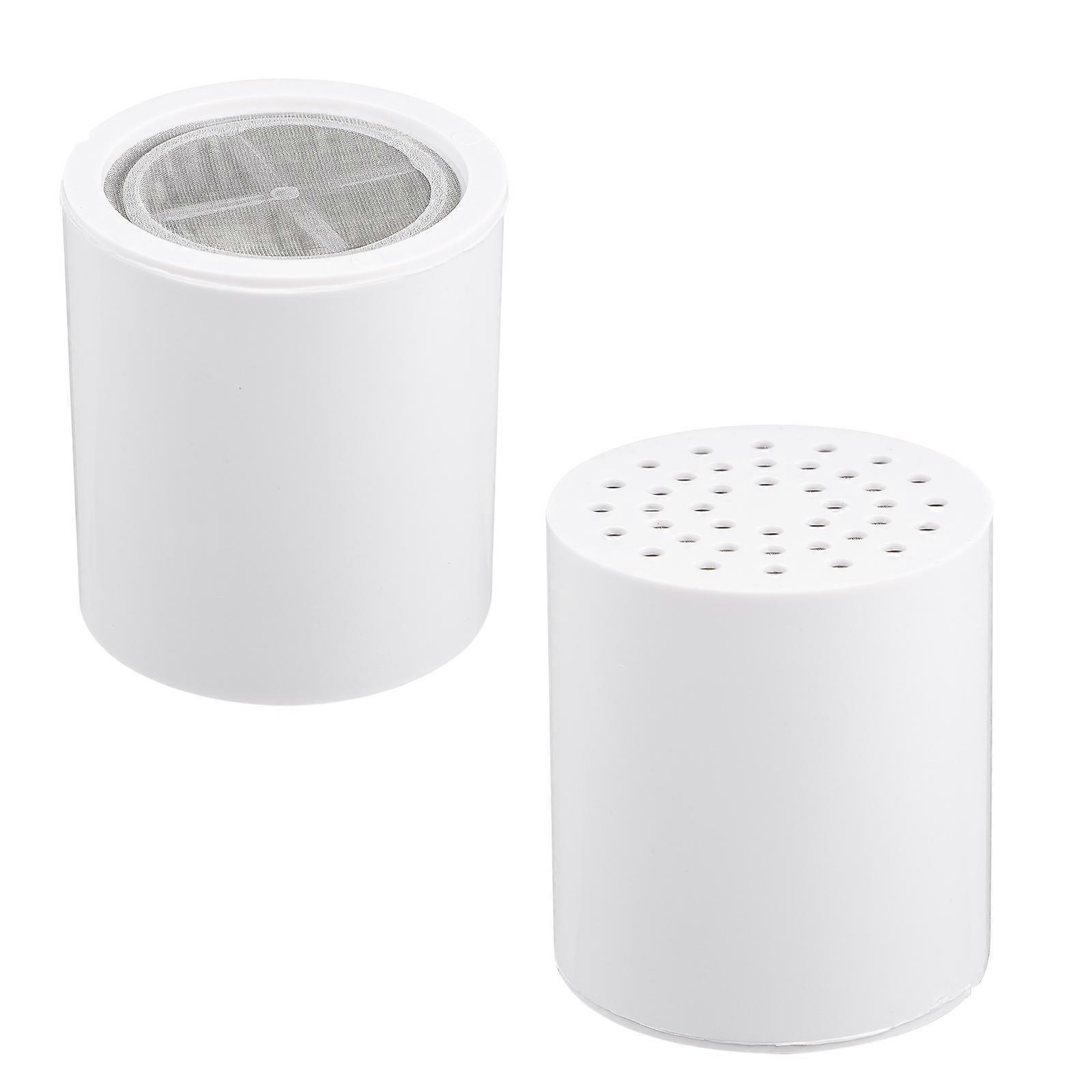 High Output Shower Filter 2Pcs Replacement Cartridge For Shower Plastic Fluoride Reduction