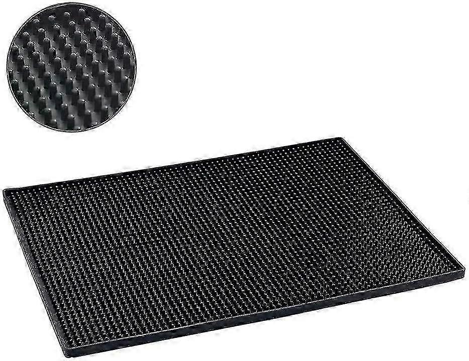 Dish Drainer Mat, Dish Drainer, 45x30 cm, black Hr