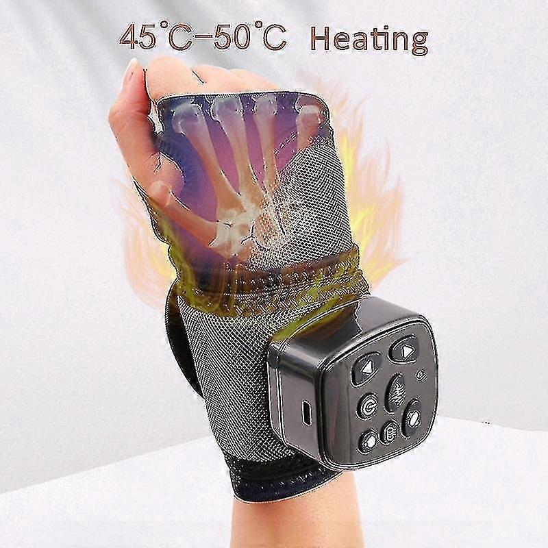 Vibration Heating Wrist Massager Blood Circulation Pressotherapy Apparatus Joint Electric Hot Compress Massager Physical Therapy HG