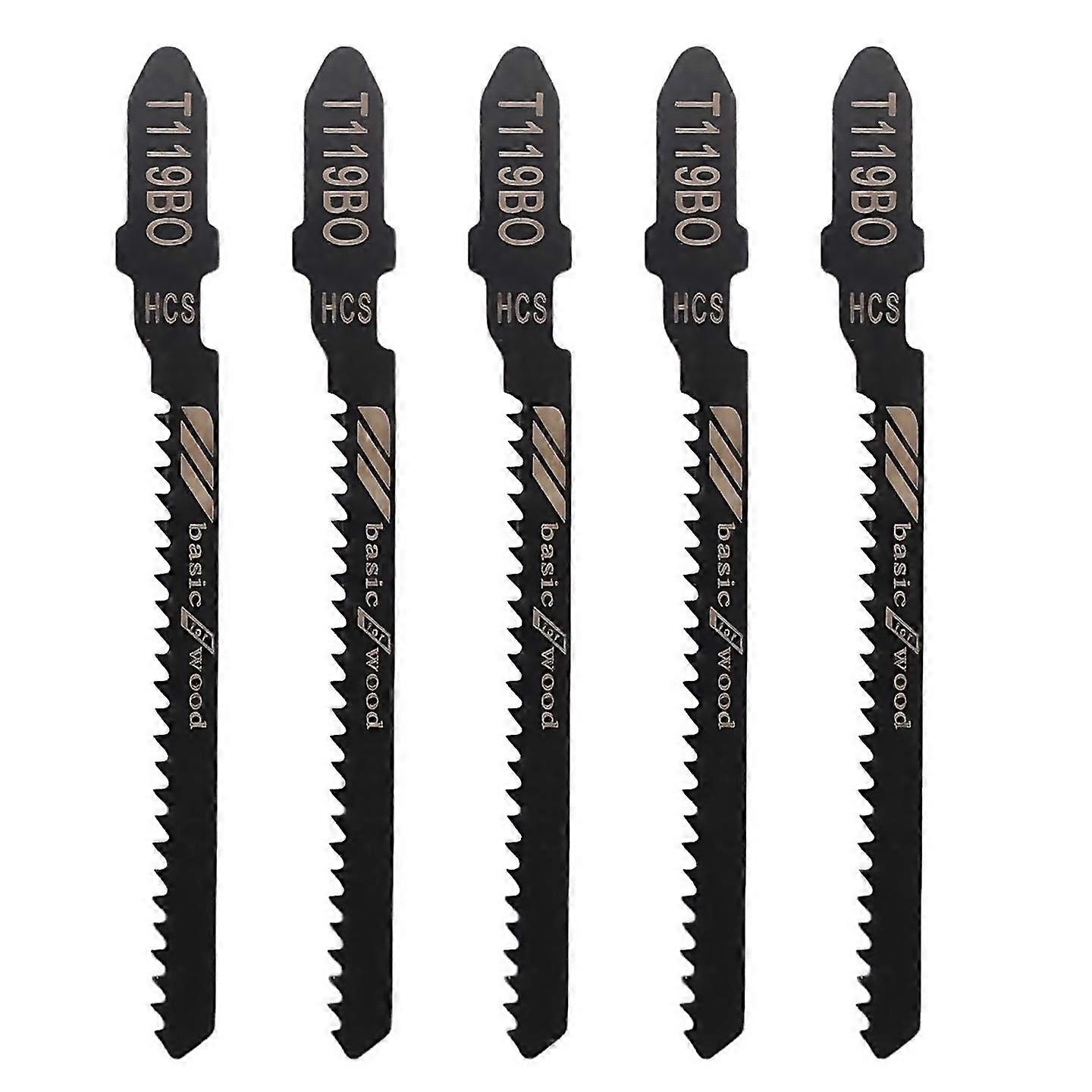 For 20piece T119bo 12 Tpi Assorted Tshank Scrolling Jig Saw Set For Precision Cutting